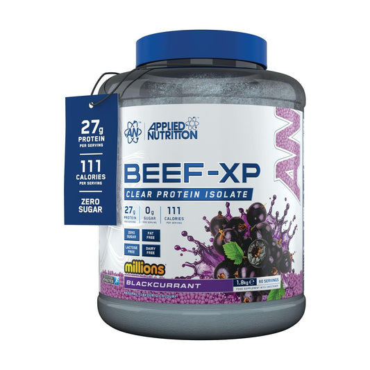 Applied Nutrition Beef-XP Clear Isolate 1.8kg (60 Servings) - Millions Blackcurrant