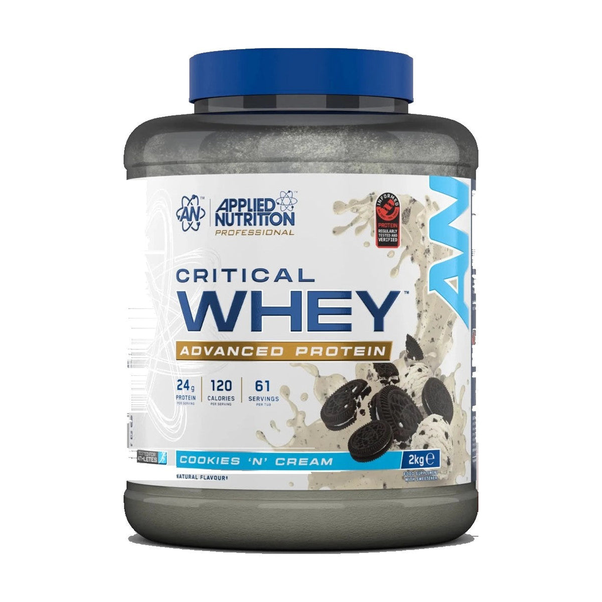 Applied Nutrition Critical Whey 2kg (61 Servings) - Cookies & Cream