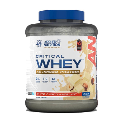 Applied Nutrition Critical Whey 2kg (61 Servings) - White Choco Hazelnut (White Chocolate Bueno)