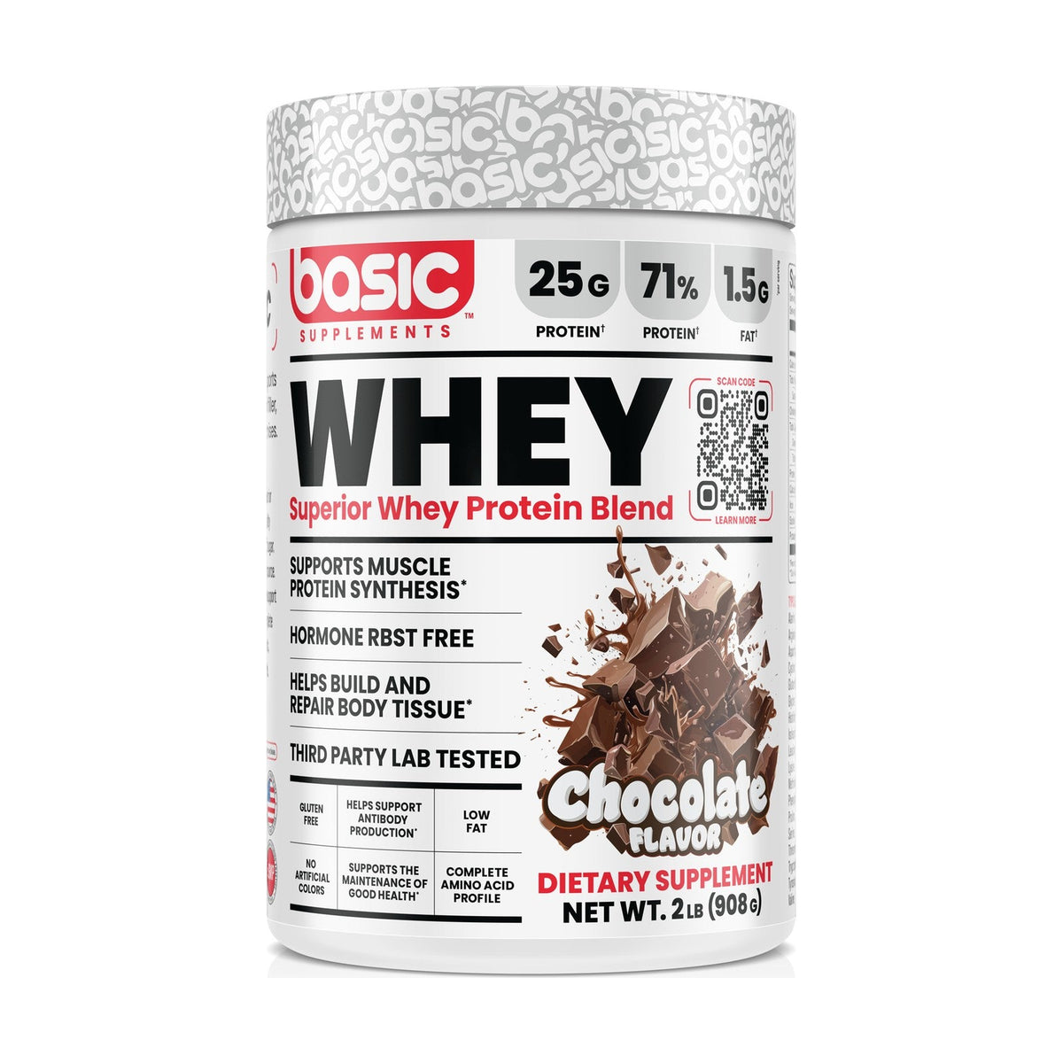 Basic Supplements Basic whey 2lbs - Chocolate