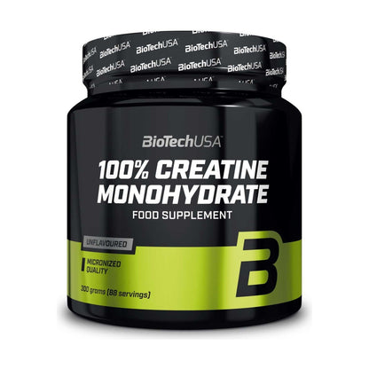BioTechUSA 100% Creatine Monohydrate (300g/500g) - Unflavored
