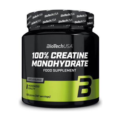 BioTechUSA 100% Creatine Monohydrate (300g/500g) - 500G