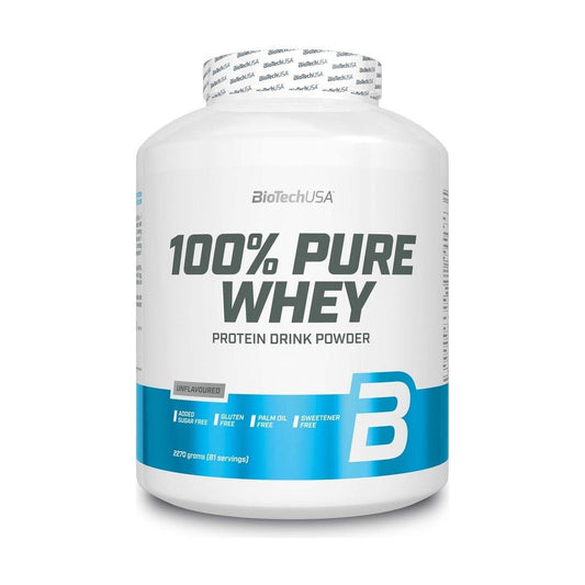 BioTechUSA 100% Pure Whey Natural 5 LBS (Unflavored) - Unflavored