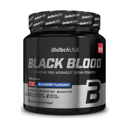 BioTechUSA BLACK BLOOD CAF+ - Blueberry
