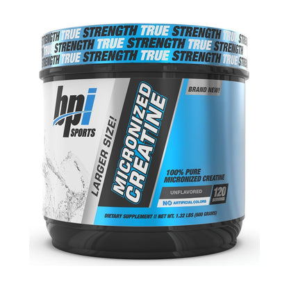 BPI Sports Micronized Creatine Monohydrate 600g (120 Servings) - Unflavored