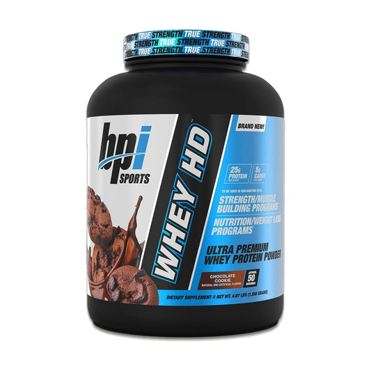 BPI Sports Whey HD 4LBS (50 Servings) - Chocolate Cookie