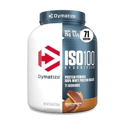 Dymatize ISO100 Hydrolyzed Protein Powder - Chocolate Peanut Butter