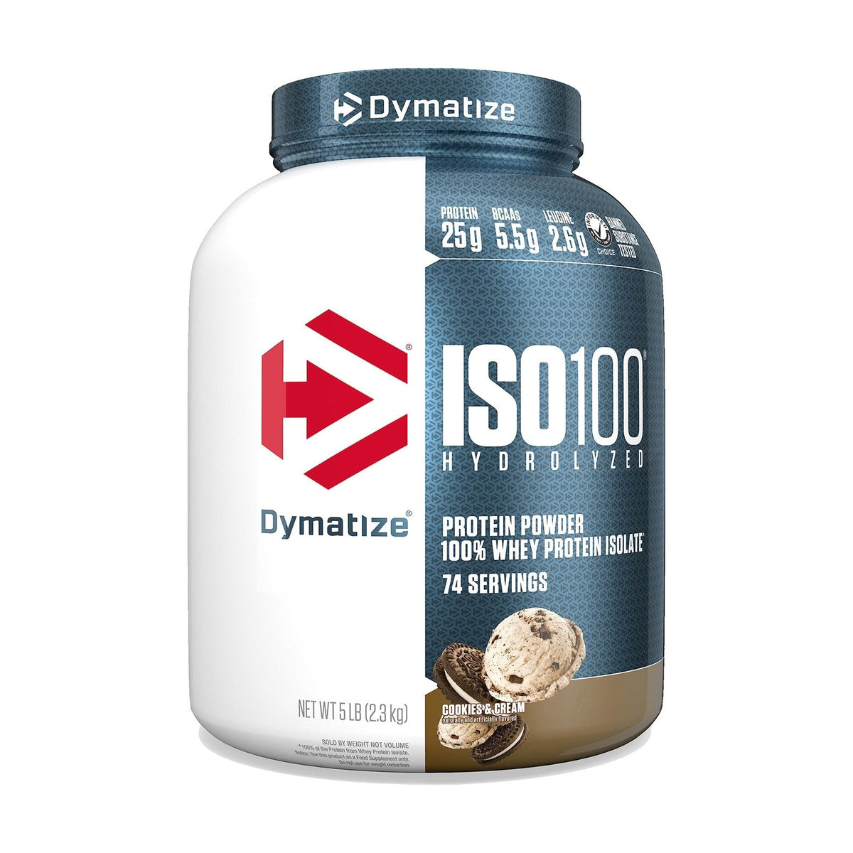 Dymatize ISO100 Hydrolyzed Protein Powder - Cookies & Cream
