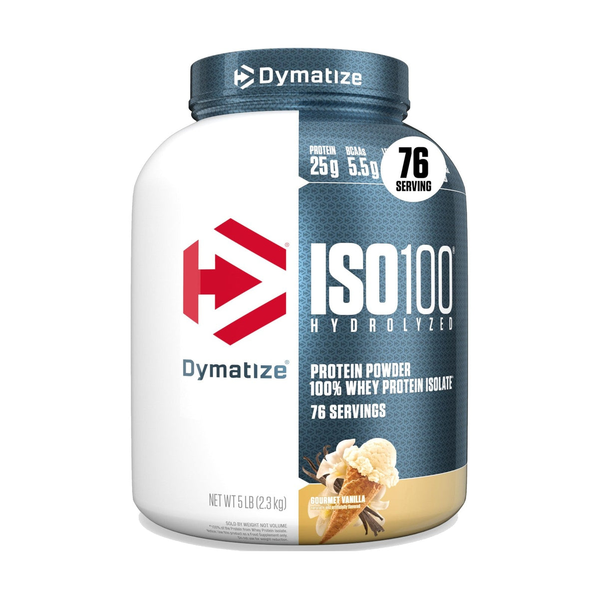 Dymatize ISO100 Hydrolyzed Protein Powder - Gourmet Vanilla