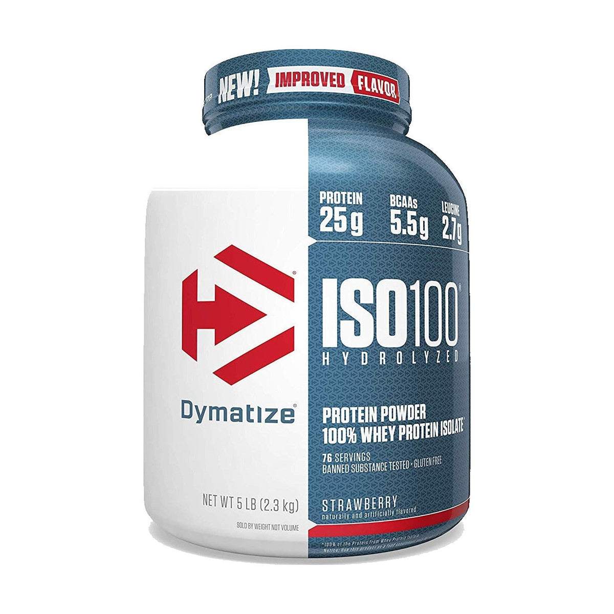 Dymatize ISO100 Hydrolyzed Protein Powder - Strawberry