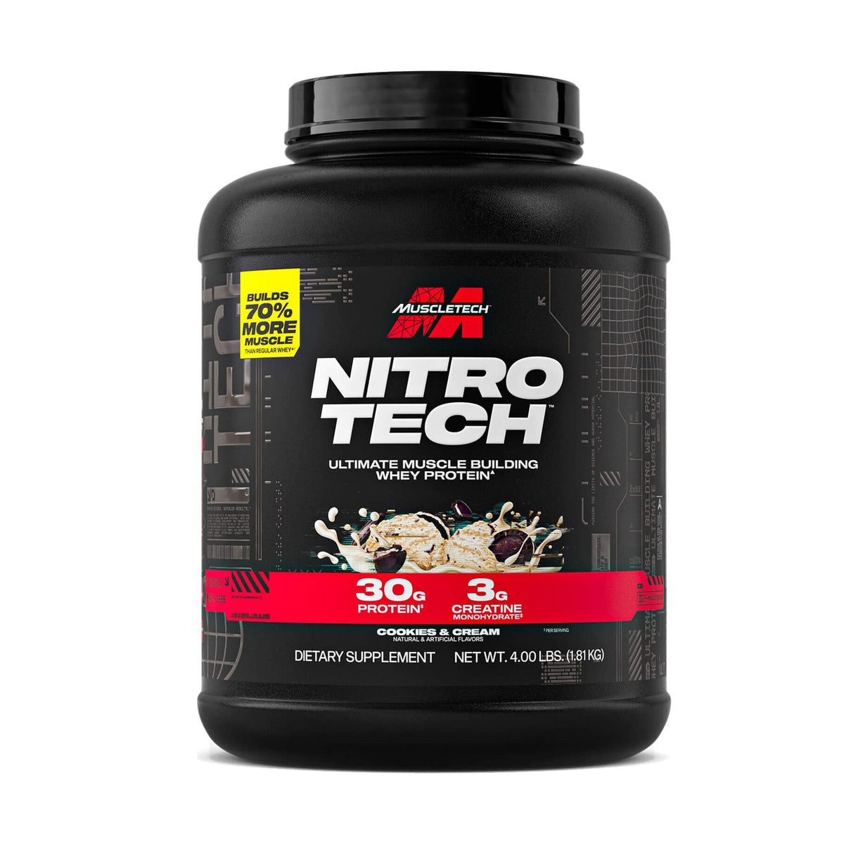 MuscleTech Nitro-Tech (Whey & Creatine Formula) 4lbs