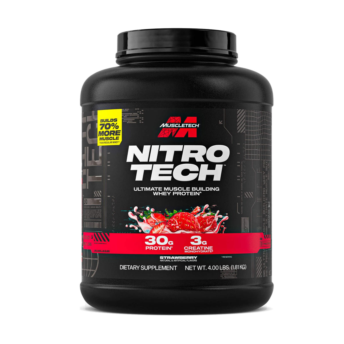 MuscleTech Nitro-Tech (Whey & Creatine Formula) 4lbs