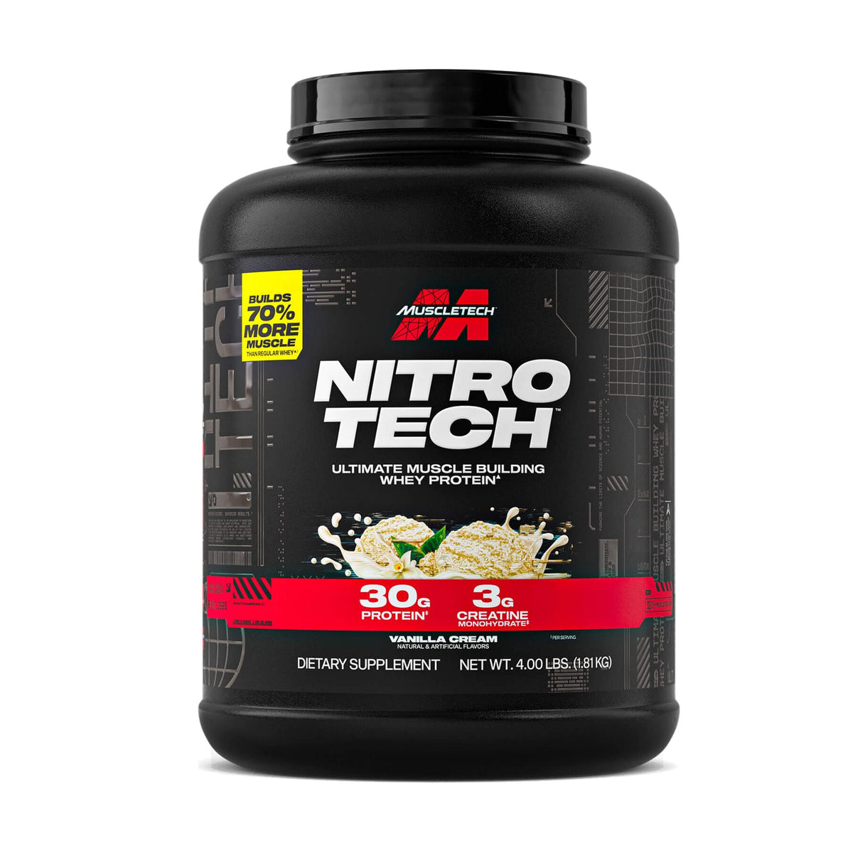 MuscleTech Nitro-Tech (Whey & Creatine Formula) 4lbs