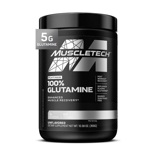 MuscleTech Platinum 100% Glutamine 250g - Unflavored