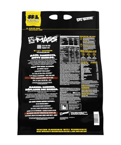 Nutrition facts for Mutant Mass - Triple Chocolate