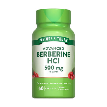 Nature’s Truth Berberine HCL 500mg 60 Capsules