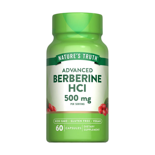 Nature’s Truth Berberine HCL 500mg 60 Capsules