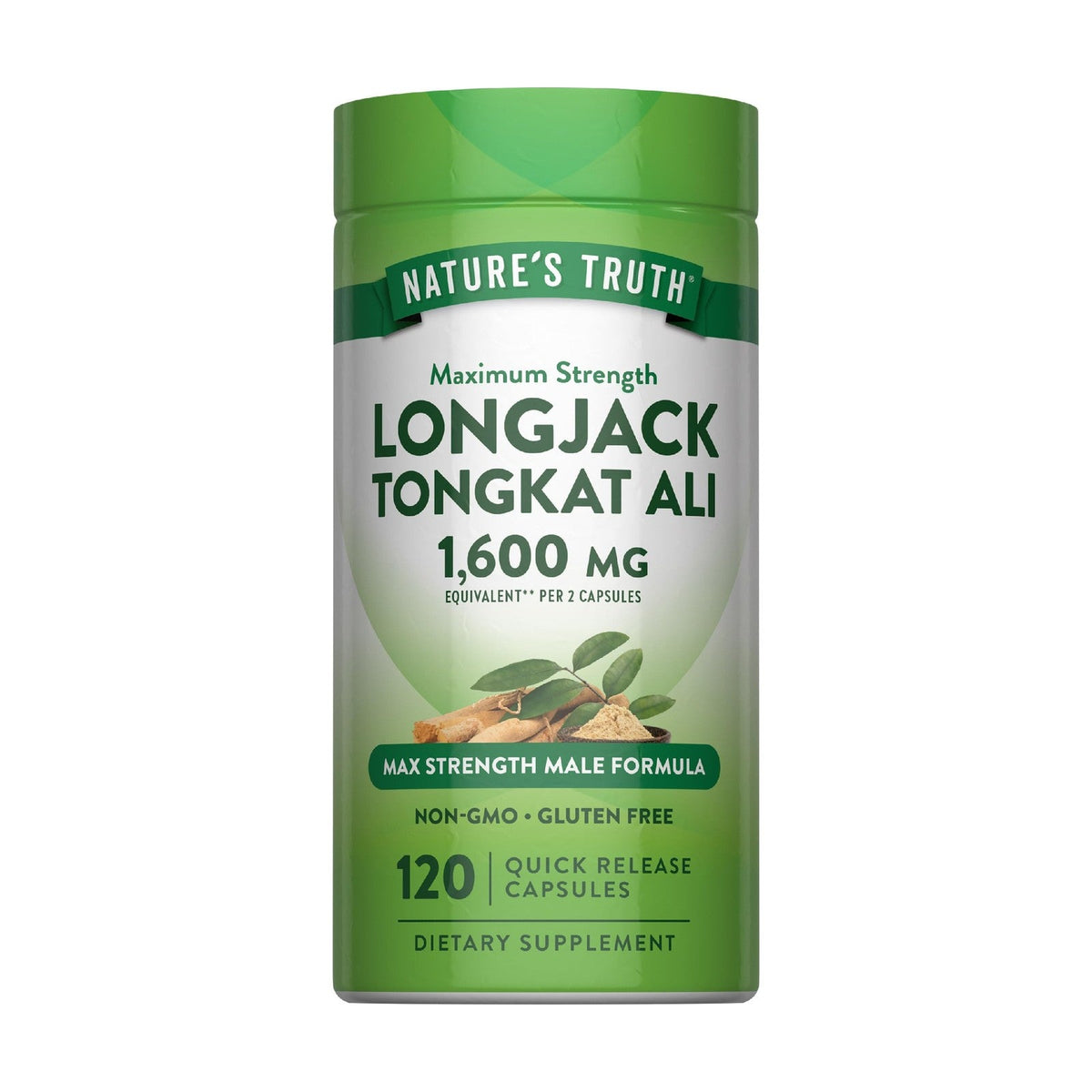 Nature’s Truth Longjack Tongkat Ali 1600mg 120 Capsules