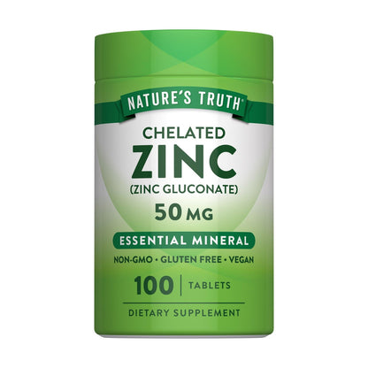 Nature's Truth ZINC GLUCONATE 50MG