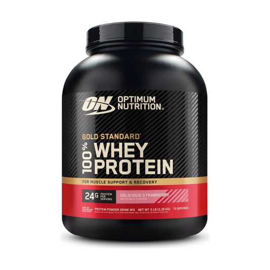 Optimum Nutrition 100% WHEY GOLD STANDARD - Delicious Strawberry