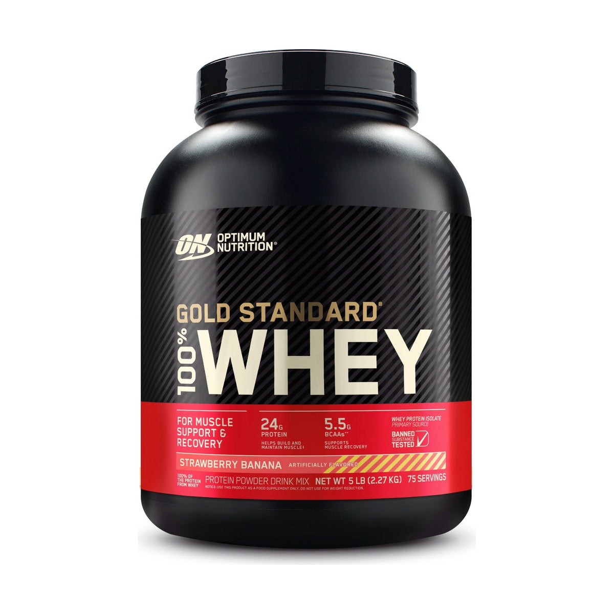 Optimum Nutrition 100% WHEY GOLD STANDARD - Strawberry Banana