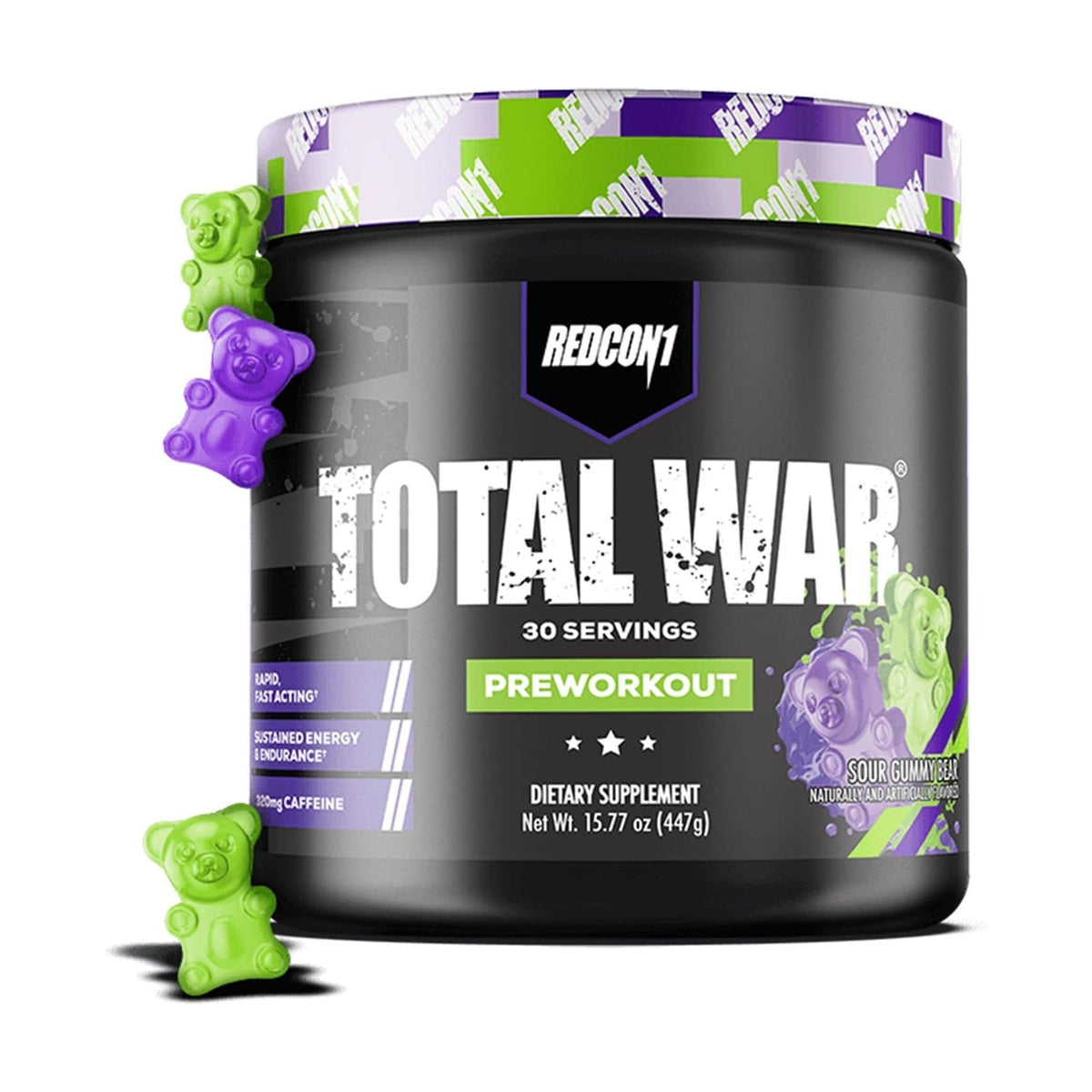 Redcon1 TOTAL WAR Preworkout - Sour Gummy
