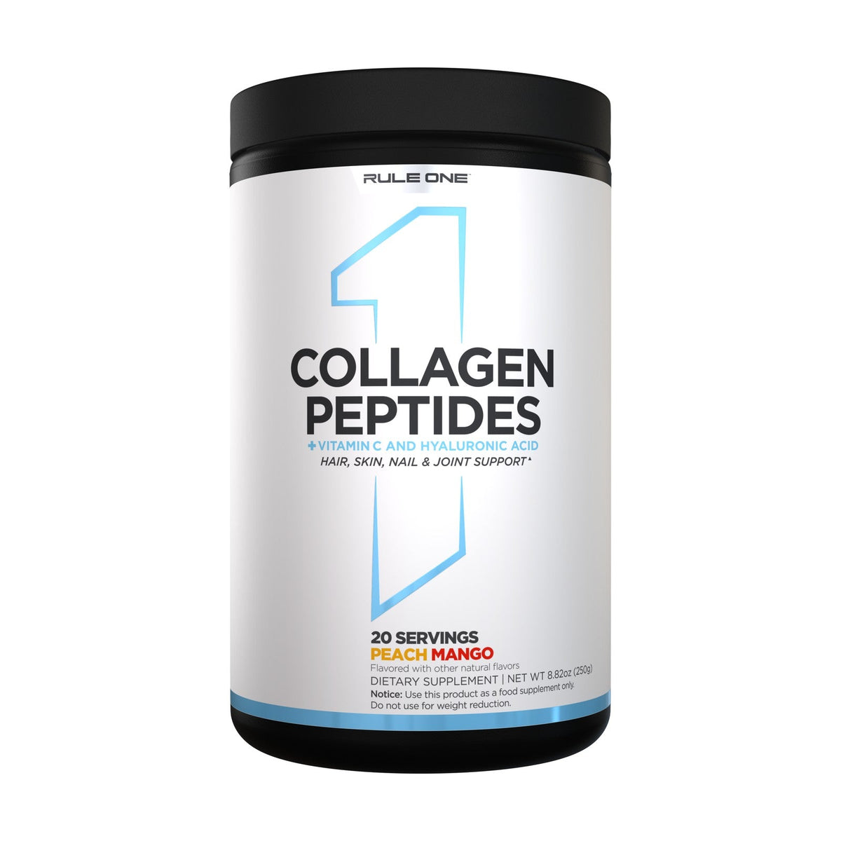 Rule 1 R1 Collagen Peptides - Peach Mango