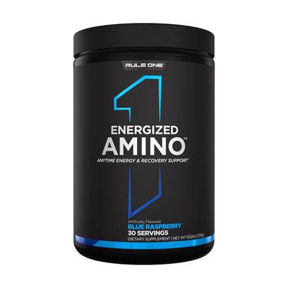 Rule 1 R1 Energized Amino - Blue Raspberry