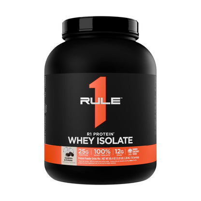 Rule 1 R1 Protein Whey Isolate 5lbs - Cookies & Creme