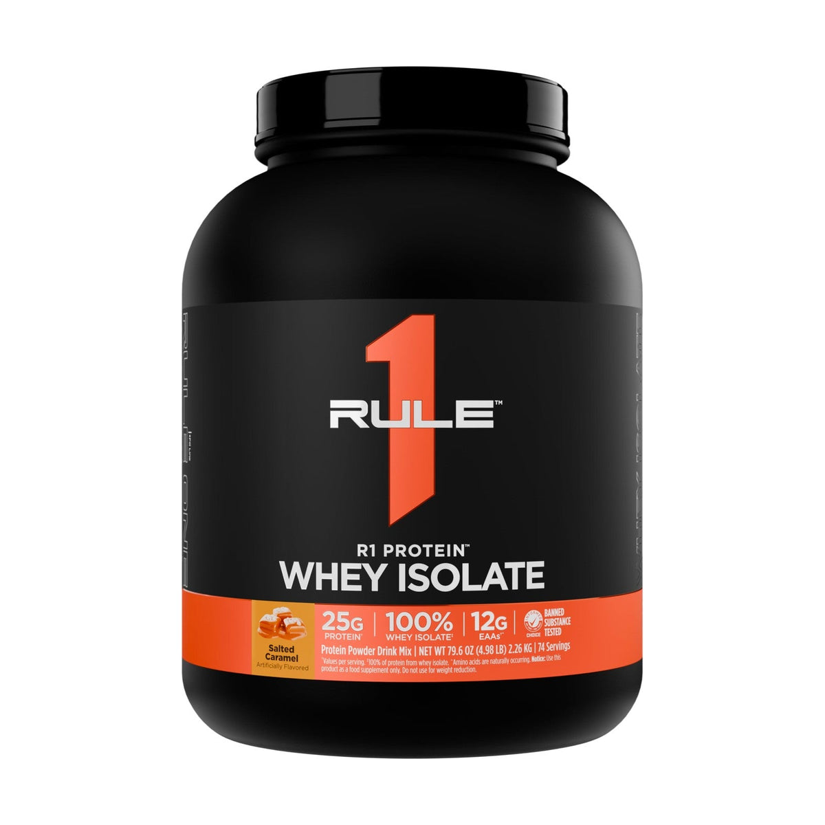 Rule 1 R1 Protein Whey Isolate 5lbs - Salted Caramel