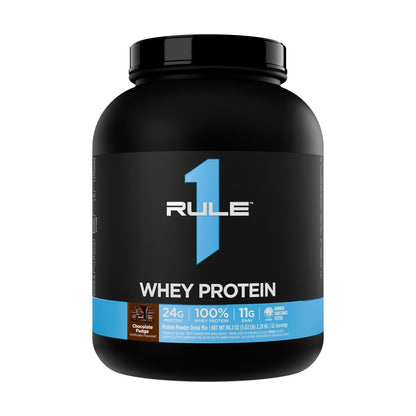 Rule 1 Whey Protein 5 LBS - Chocolate Fudge